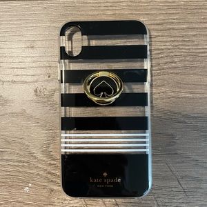 Kate Spade iPhone XR Phone Case with Gold Ring